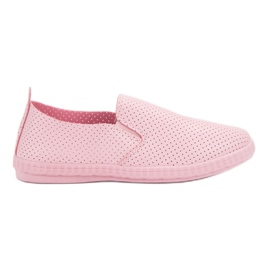 Renda Rosa Slipons