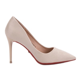 Jumex Mocka klackar beige