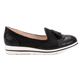 SDS Trendiga svarta loafers