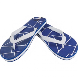 Tofflor 4f M H4L19-KLM001 36S kobolt vit blå