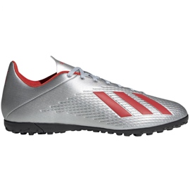Adidas X 19.4 Tf M F35344 fotbollsskor mångfärgad silver-