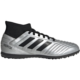 Adidas Predator 19.3 Tf Jr G25802 fotbollsskor mångfärgad silver-