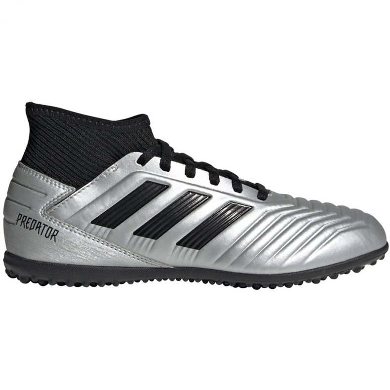 Adidas Predator 19.3 Tf Jr G25802 fotbollsskor mångfärgad silver-