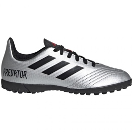 Adidas Predator 19.4 Tf Jr G25825 fotbollsskor mångfärgad silver-