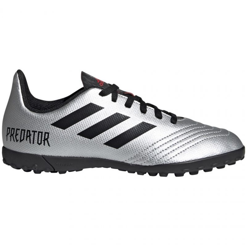 Adidas Predator 19.4 Tf Jr G25825 fotbollsskor mångfärgad silver-