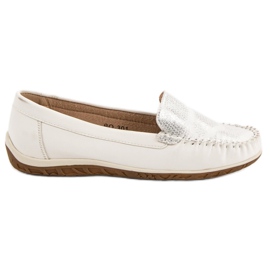 Anesia Paris Bekväma loafers vit