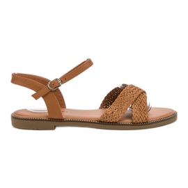 SHELOVET Kamel sandaler brun