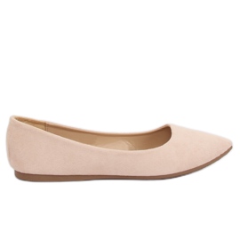 Ballerinas mandelbeige tår WD39P Beige