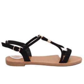 Svarta damsandaler L520 Svart