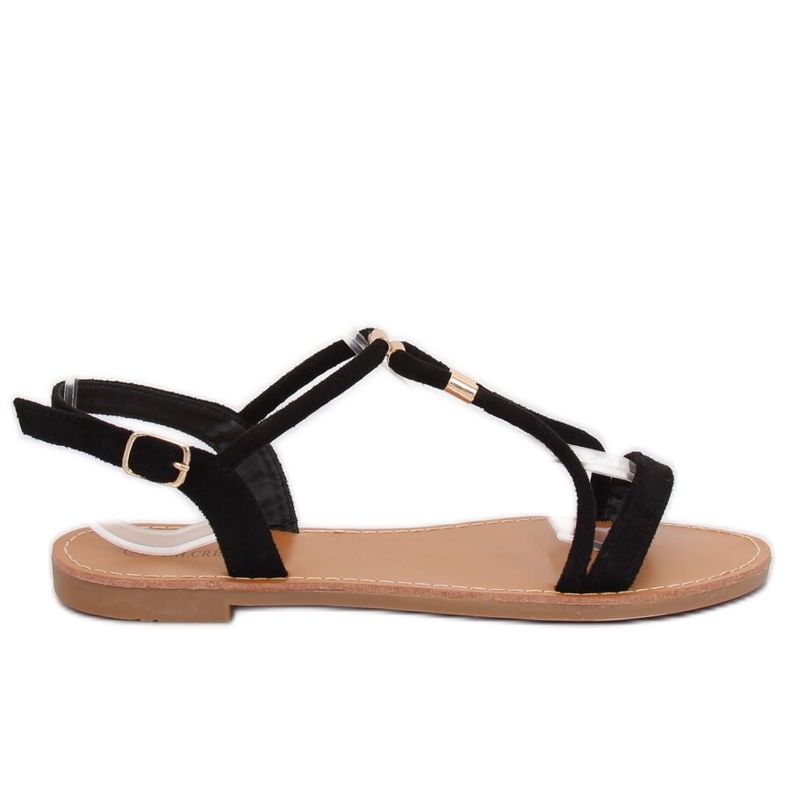 Svarta damsandaler L520 Svart