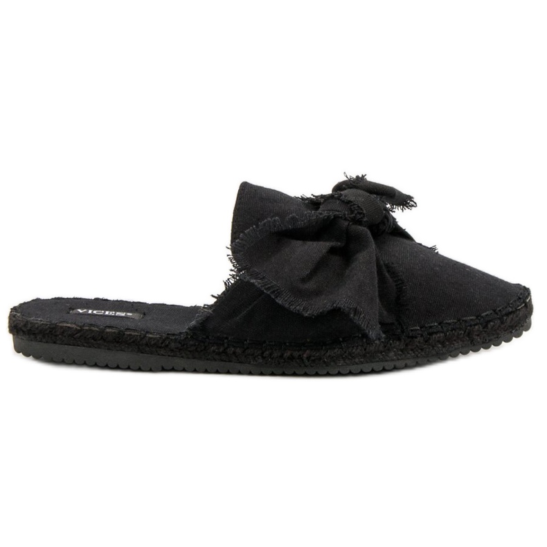 Inbyggda VICES tofflor svart