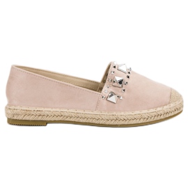 Bestelle Espadriller med dubbar brun