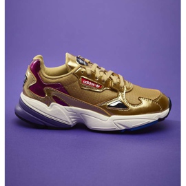 Adidas Falcon W 247 Gold Metallic Gold Metallic Off White mångfärgad gul
