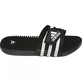 Adidas Adissage M 078260 tofflor vit svart
