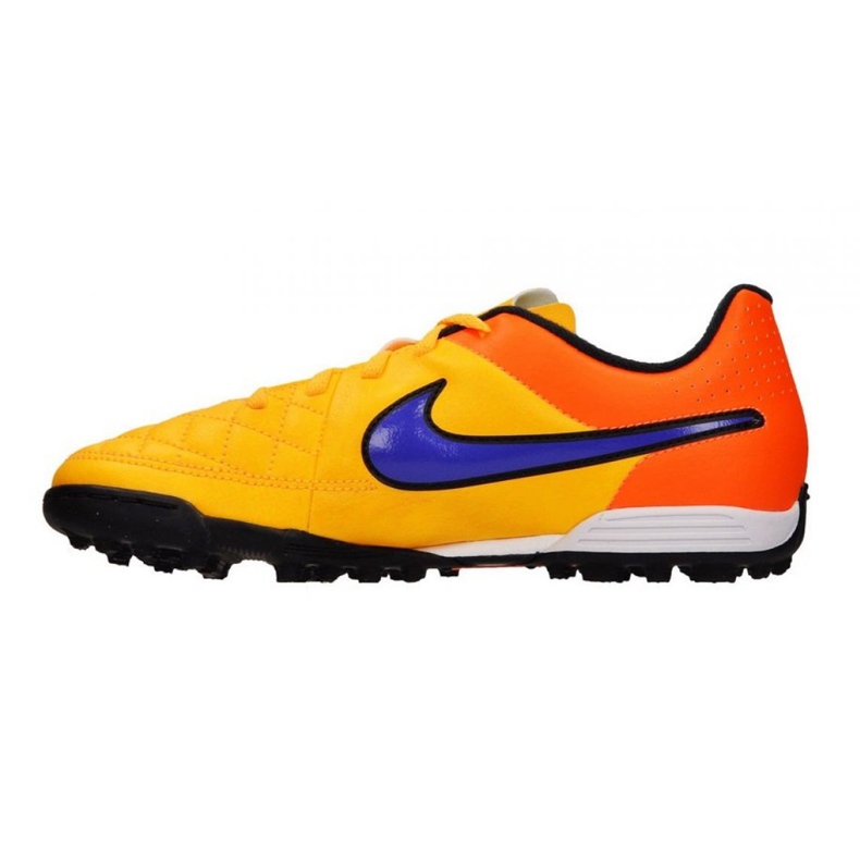 Nike Tiempo Rio Ii Tf Jr 631524-858 fotbollsskor mångfärgad orange