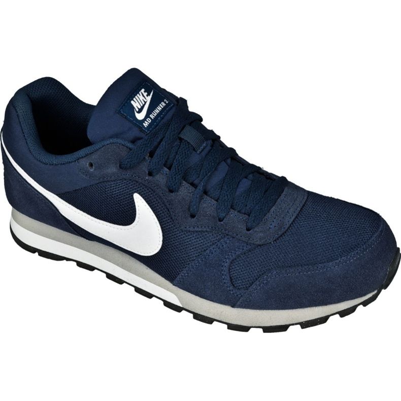 Nike Sportswear Md Runner 2 M 749794-410 skor vit marinblå