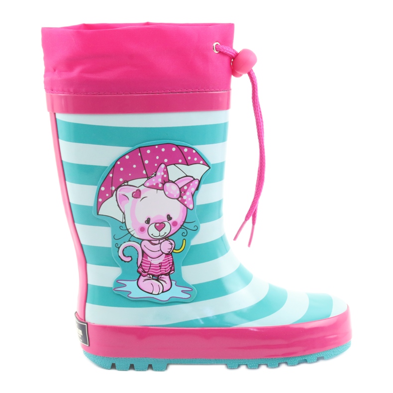 American Club Amerikanska gummistövlar. Kattunge efter utställningen rosa grön