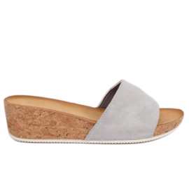 Grå G233 Gråa tofflor