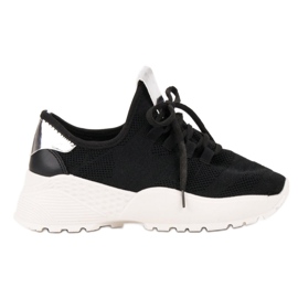 Vices Textil sportskor svart