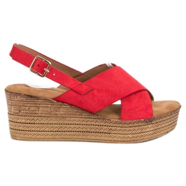 Primavera Röda kile sandaler