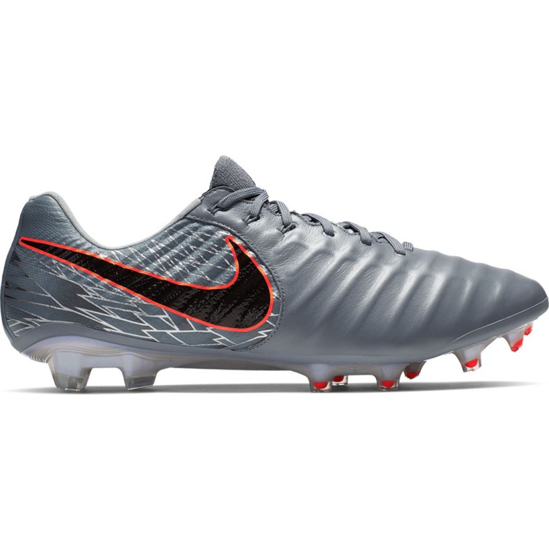 Nike Tiempo Legend 7 Elite Fg M AH7238-408 fotbollsskor grå grå
