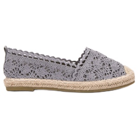 Seastar Spets Espadrilles grå