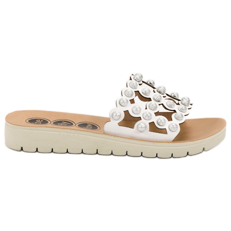 SHELOVET Casual tofflor för kvinnor vit