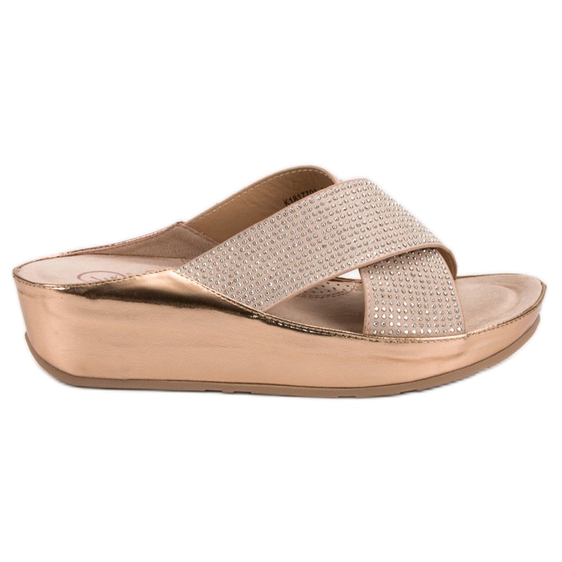 Kylie Sandaler med kil brun