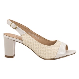 Evento Eleganta Beige sandaler