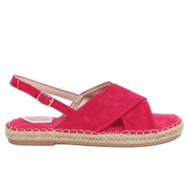 Fuchsia espadrilles sandaler YJ-2M12 Fuchsia rosa