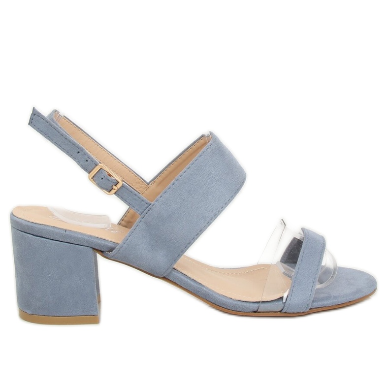 Blå högklackade sandaler 660-1 / SA-2 Blå