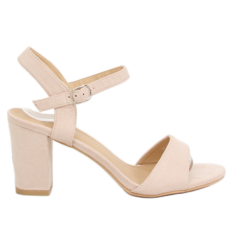 Beige sandaler på stolpen FH-3M25 Beige