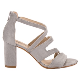 Evento Sandaler i mocka på en bar grå