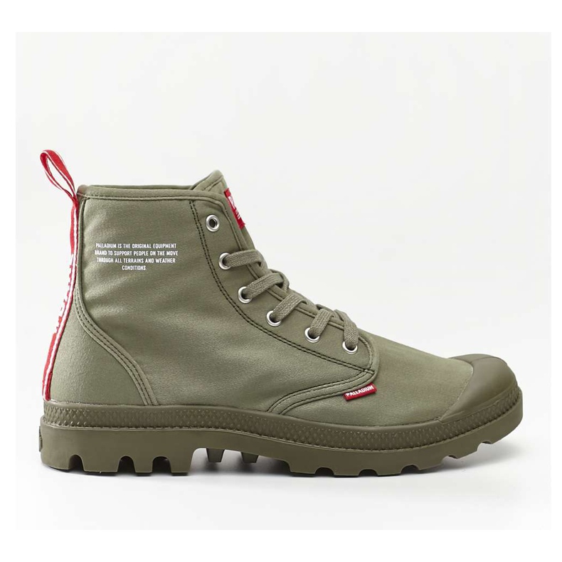 Palladium Pampa Hi Dare 325 Olive Night mångfärgad grön