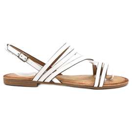 Primavera Klassiska vita sandaler
