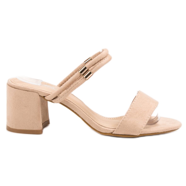 Fama Snygga tofflor brun