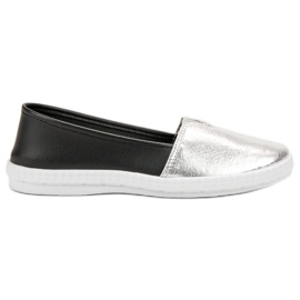 Mckeylor Fashionabla Slip On -sneakers svart grå