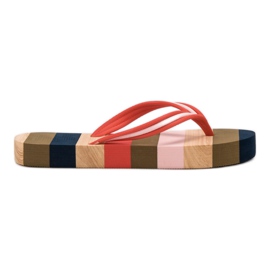 Ax Boxing Flip-flops på plattformen mångfärgad