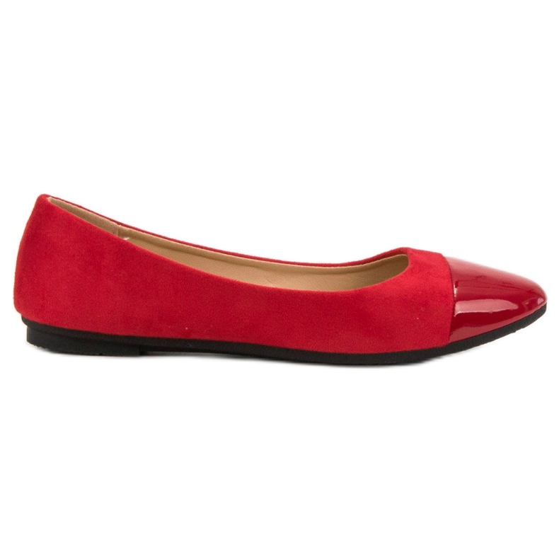Comer Trendiga röda ballerinor