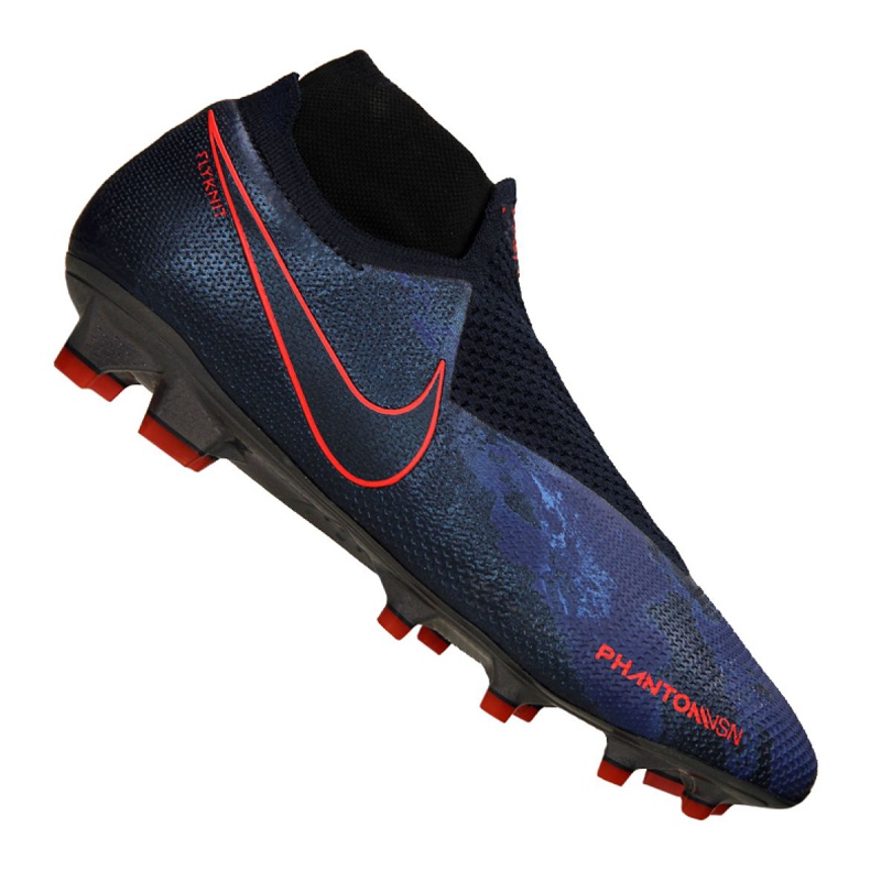 Nike Phantom Vsn Elite Df Fg M AO3262-440 fotbollsskor marinblå marinblå
