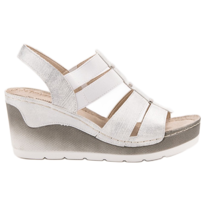 Goodin Bekväma kile sandaler vit grå