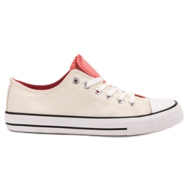 SHELOVET Låga sneakers brun