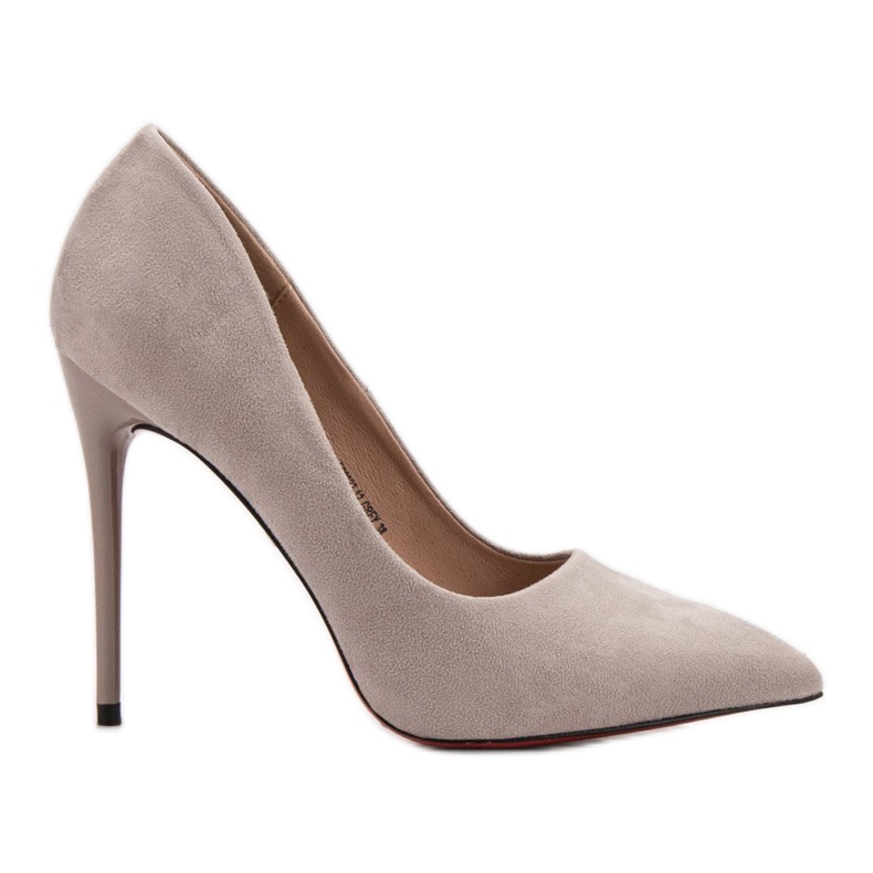 Jumex Mocka klackar grå