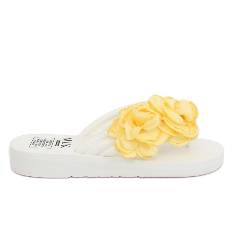 Vita flip-flops TS-33 Vit gul