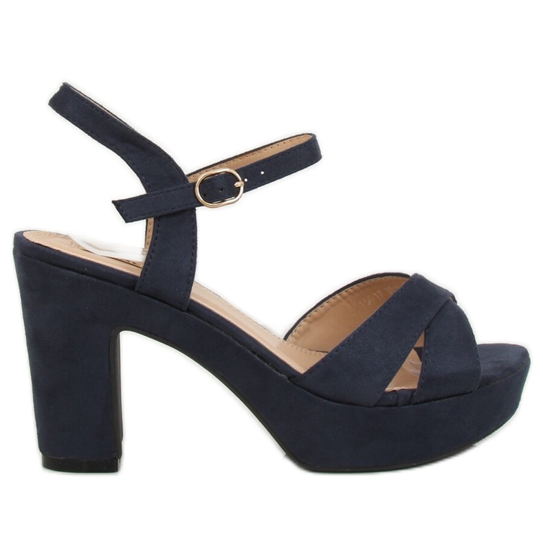 Sandaler på den marinblå JC15017 DK.BLUE -plattformen