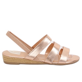 Champagne espadrilles sandaler SM007 Champagne rosa