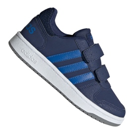 Adidas Hoops 2.0 Cmf C Jr EE9000 skor marinblå