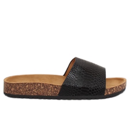 Svarta damas tofflor PK44491 Svart