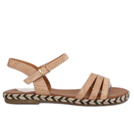 Champagne damsandaler M531 Champagne mångfärgad rosa