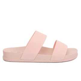 Rosa kvinnors rosa tofflor TS-23 Rosa